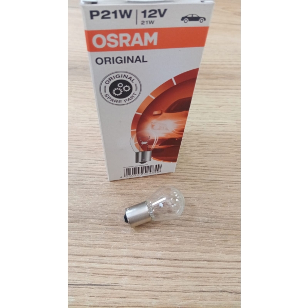 Лампа 12V P21W BA15s OSRAM Медведь Автозапчасти